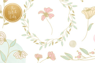 Enhance Your Creative Projects with the Spring Flower Clipart Set in Pastels