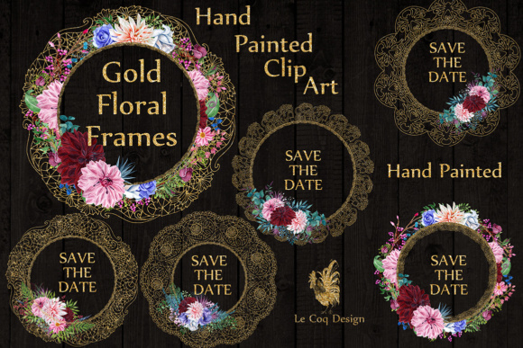 Enhancing Creativity with Gold Lace Frames Clipart: A Versatile Design Resource