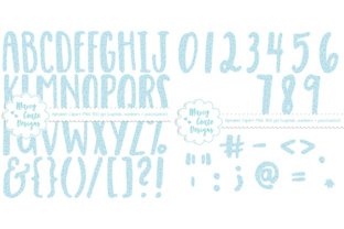 Floral Alpha Clipart - Blue: A Versatile Design Asset for Modern Creatives