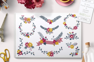 Floral Banners & Laurels Clip Art: Timeless Design Assets for Creative Projects
