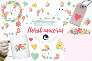 Floral Unicorns: A Creative Design Resource for Modern Projects
