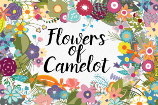 Flowers of Camelot Clip Art: Creative Solutions for Designers and Crafters
