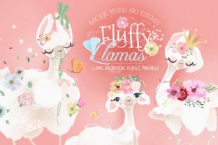Fluffy Llamas: A Creative Design Collection for Every Project