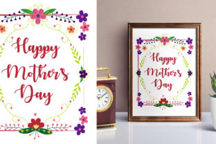 Happy Mother's Day Floral Frame: A Thoughtful Touch for Celebrating Mom