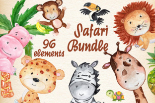 How the Safari Animals Watercolor Bundle Empowers Creative Professionals Across Industries