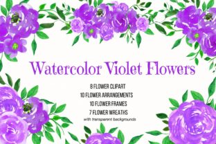 Watercolor Flower Clipart: A Versatile Design Resource Done Right