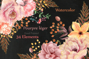 Watercolor Flowers Clipart for Creative Projects