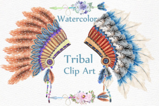 Watercolor Tribal Clipart: A Creative Resource for Artistic Projects